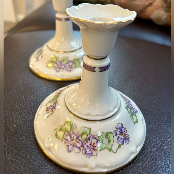 Pickard Other - Pickard vintage candlestick holders. Excellent unused condition. Beautiful!